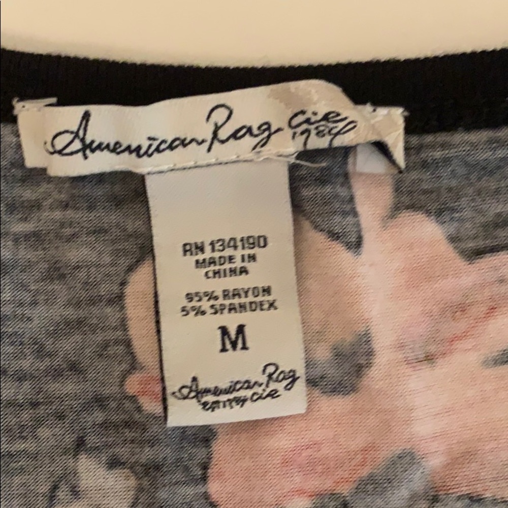American Rag • Cropped Floral Top - Picture 5 of 5